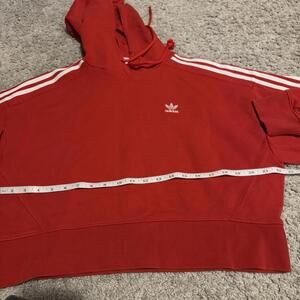 Adidas Hoodie Womens Small Cropped Pullover